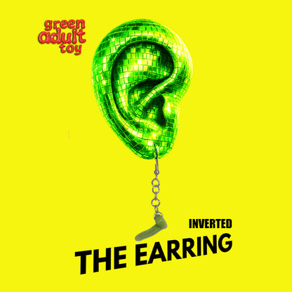 green adult toy "The Earring" INVERTED